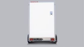 Mobile double toilet 300L